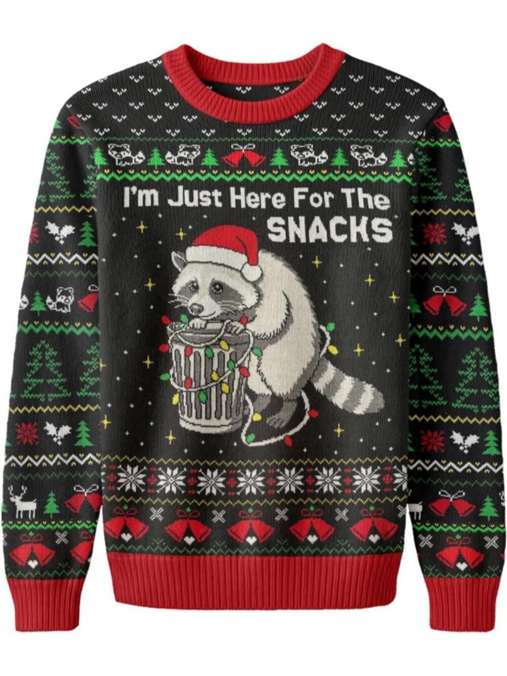 Funny Ugly Christmas Sweater Knit Pullover for Men & Women - Holiday Party Wear